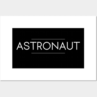Astronaut Minimalist Design Posters and Art